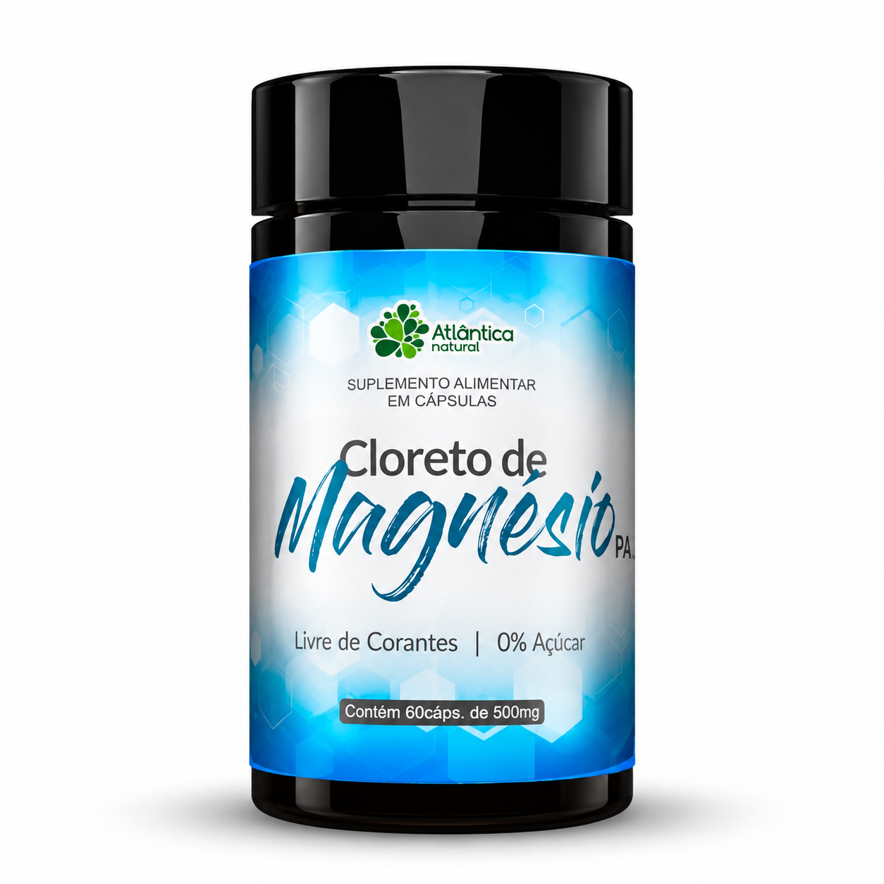 Atlantica Natural Cloreto de Magnésio - 60 Cápsulas